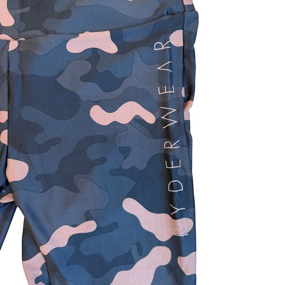 Ryderwear Camo Activewear Leggings High Waist Scrunch Bum Workout Pants S - Picture 9 of 13